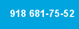 918 681-75-52